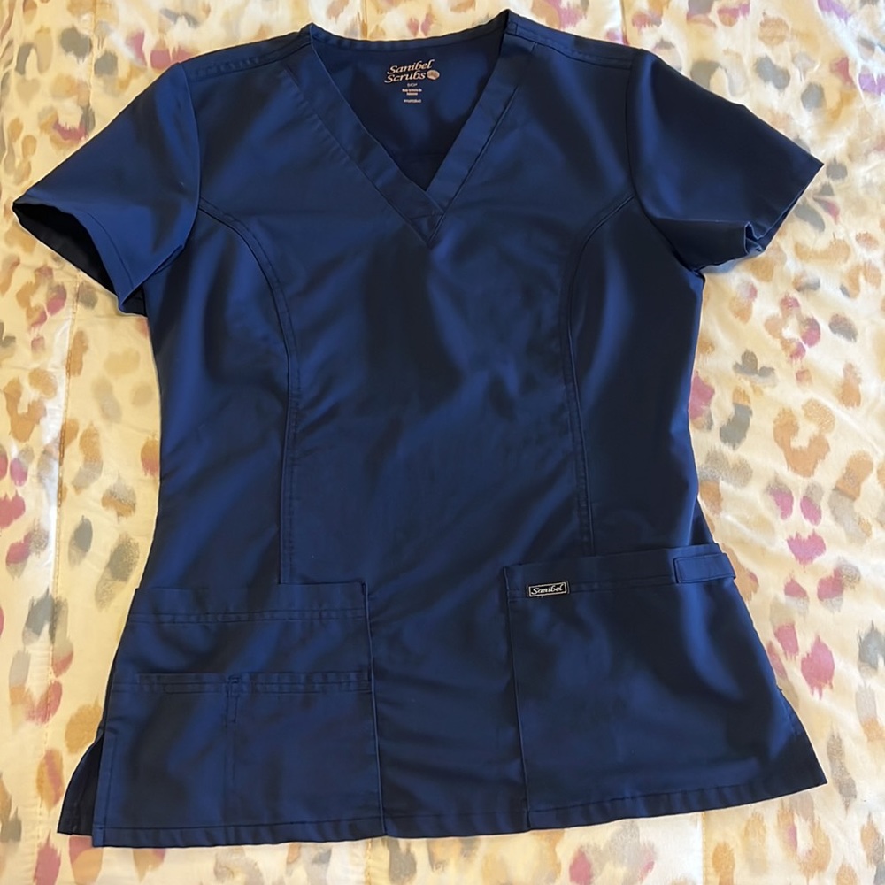 Small Navy Scrub Set - Picture 3 of 7